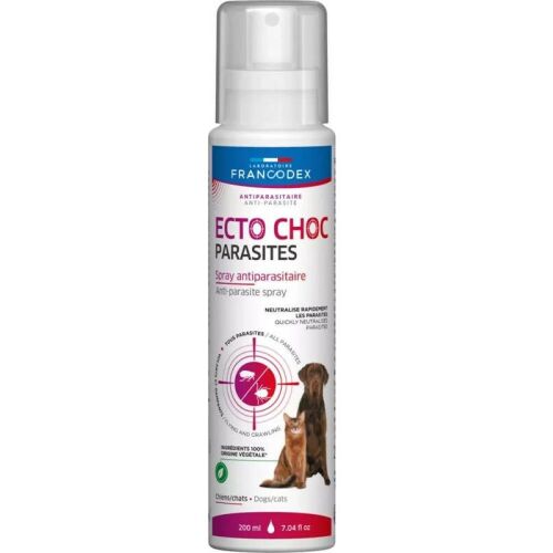 FRANCODEX Spray ECTO CHOC Paraziták kutya macska 200 ml 145324890