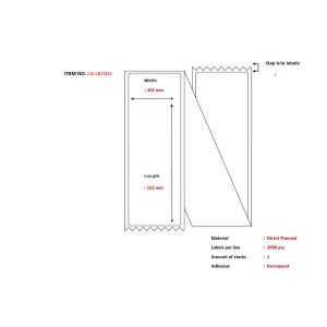 Capture CA-LB7003 nyomtatandó címke 145324926 - Irodai papíráru