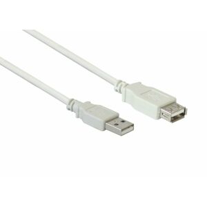 Jó kapcsolatok USB2.0 hosszabbító A-Sz.-A-Bu. szürke 1,8m 145324970 - USB kábel