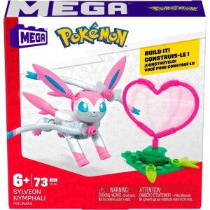 Mega Construx Sylveon Nymphali 73 db. GDW29 HTJ01 - Pokémon építőkészlet 145326194 - Kreatív & Építő játék