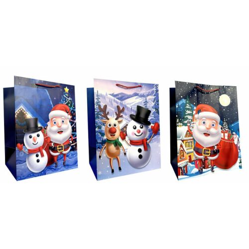 Díszes ajándékcsomagoló JP 1711-SD20 31x40x20 cm mix ár 1 db