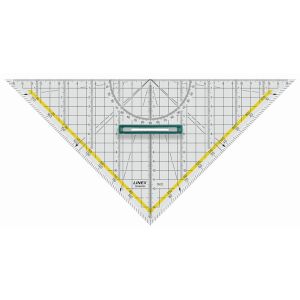 Linex 2632 45° háromszék Akril Átlátszó 1 db 145326834 - Vonalzó