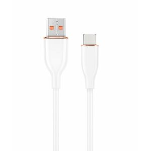 GEMBIRD USB Type-C töltő- és adatkábel szilikon fonat 1,5 m fehér 145326952 - USB kábel