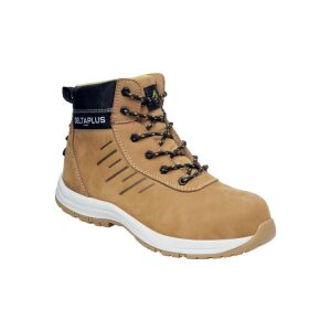 Csizma nubuk bőrből, poliészter betét, gumitalp, szín Bézs, méret: 48, SAGA2S3SBE48