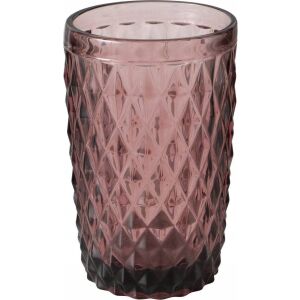 Boltze Rózaszínű üvegpohár, AURORA, 300 ml 145327721 - Vizespohár