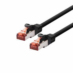 LOGON TCF66F150BL hálózati kábel Fekete 15 m Cat6a F/UTP (FTP) 145328055 - FTP kábel