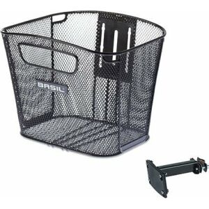 Basil Elülső kosár BASIL BOLD + FIXED MOUNTED STEMHOLDER nem leváltható acél fekete (ÚJ 2024) 145328220 - Kerékpár kiegészítő