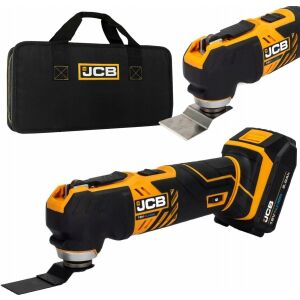 JCB Multifunkciós oszcilláló szerszám 18V (csom.: 2Ah akkumulátor, töltő, táska) 145328595 - Multifunkciós szerszám