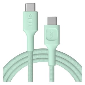 USB-C kábel 2m 100W Greencell PowerStream Gyors töltés PD Mint Green 145328848 - USB kábel
