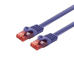Goobay 20m RJ-45 kábel Hálózati kábel Lila Cat6