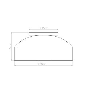 Plafon OMIQ bézs 145330558 - Mennyezeti lámpa