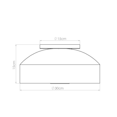 Plafon OMIQ bézs 145330558