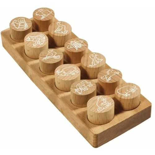 COLOP WOODIES Bélyegkészlet "farm Animáció" kiskereskedelem 145331036