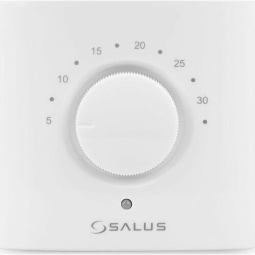 Salus Vezeték nélküli, fali, elektronikus hálózati hőmérséklet-szabályozó ZigBEE - napi. 2xAA, fehér 145331079