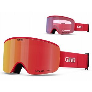 Téli szemüveg GIRO AXIS RED BLACK THIRDS (Tükröződő színes lencse VIVID-Carl Zeiss VIVID EMBER 19-42% S2 + Tükröződő színes lencse VIVID-Carl Zeiss INFRARED 58% S1) (NEW 2024/2025) 145331369 - Síelés