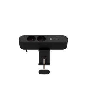 MicroConnect Többszörös Asztali Tápcsatlakozó 2 Csatlakozóval, Francia, 1 x USB-A, 2 x USB-C, 30W, 1,8m 145332547 - Elosztó