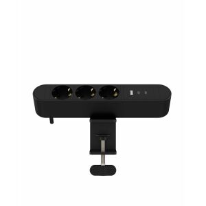 MicroConnect Multi Desktop Erőforrás Csatlakozó 3 Új Schuko, 1 x USB-A, 2 x USB-C, 30W, 1,8m 145332603 - Elosztó