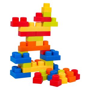 Puha ép építőkészlet 32 db + táskában