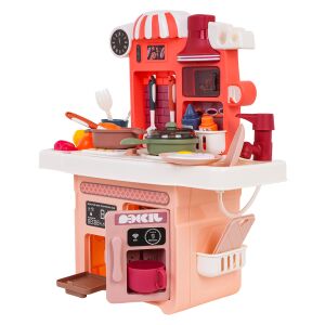 Konyha Világ- és Hangfunkcióval Rózsaszín