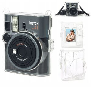 Merev Tok Huzat Tok Fedél Fuji Fujifilm Instax Mini 41-hez / Átlátszó 145334168 - Fényképezőgép táska & tok