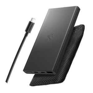 Spigen Essential 10 000 mAh 22,5 W hordozható töltő, fekete EA2210 145334195 - Külső akkumulátor & Powerbank