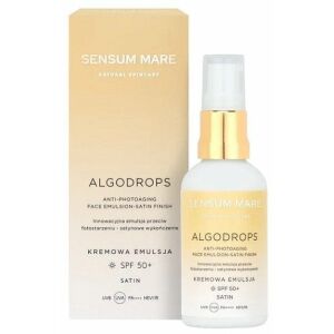 SENSUM MARE_Algodrops innowacyjna emulsja przeciw fotostarzeniu - satynowe wykończenie SPF50+ 50ml 145334530 - Baba Fürdetés & Ápolás