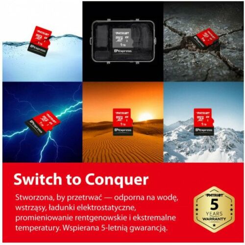 PATRIOT MEMORY EP Express Micro SD kártya 1TB akár 800MB/s/600MB/s 145334666