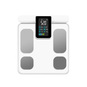 Extralink Smart Life K-201 Fehér | Fürdőszobai mérleg | intelligens, testösszetétel-elemzéssel 145334716 - Személymérleg