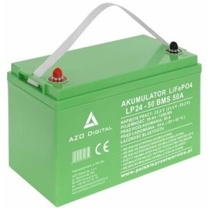 LiFePO4 LP24-50 akkumulátor 50Ah 24V 50A Bluetooth fűtőszőnyeg 145335328 - Akkumulátor