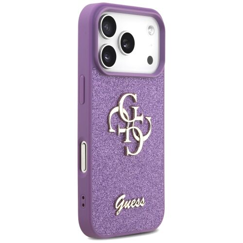 Guess Fixed Glitter Big 4G tok iPhone 17 Pro lila 145335467 - Guess