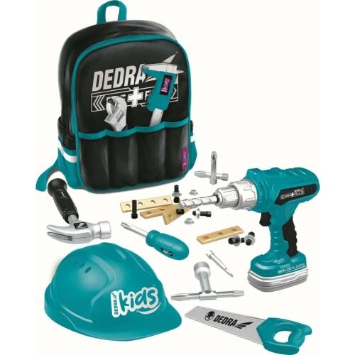 Dedra Gyermekszerszámkészlet 28 db hátizsák, csavarhúzó