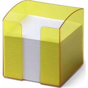 Tartós Jegyzetdoboz 90x90mm DURABLE TREND 1701682004 átlátszó sárga 800 jegyzet
