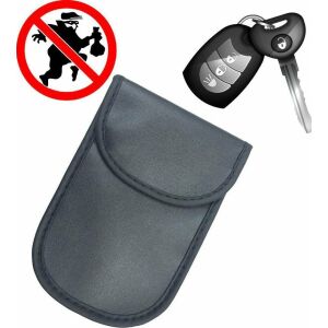 Hurtel Anti-theft case for car key blocking radio waves Faraday Box Faraday cage 14 cm by 10 cm black