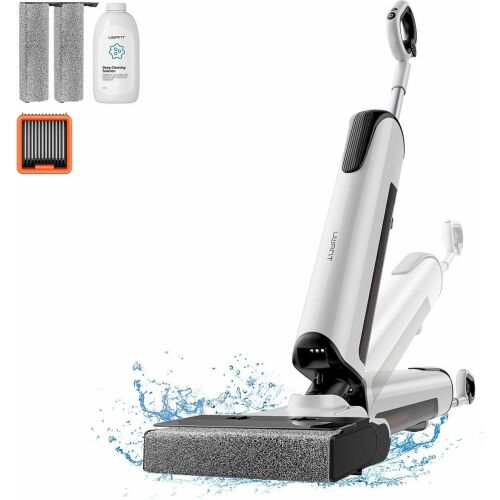2в1 безжична вертикална прахосмукачка с вграден изкуствен интелект, UWANT, мокро и сухо почистване, бяла 145336082