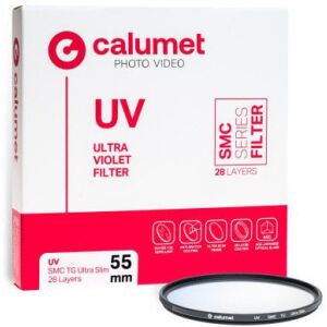Calumet UV Filter SMC TG 55 mm Ultra Slim 28 Layers