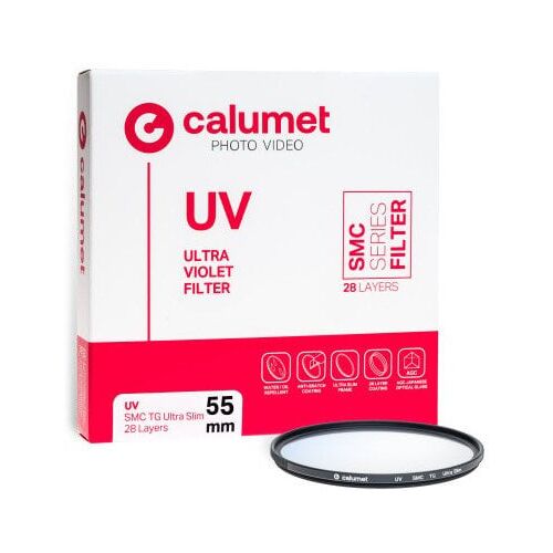 Calumet UV Filter SMC TG 55 mm Ultra Slim 28 Layers 145336108