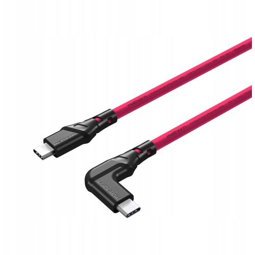Mathorn MTC-511M 5m 10Gbps 60W USB C-C90 fotókábli Magenta