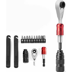 Kerékpárjavító szett gumicsere és abroncscseréhez - fekete Kerékpárjavító szett gumicsere és abroncscseréhez - fekete 145336274 - Kerékpár kiegészítő