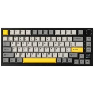 AK820 Pro Flying Fish Switch Fekete-Szürke-Sárga-3 Modell RGB Billentyűzet