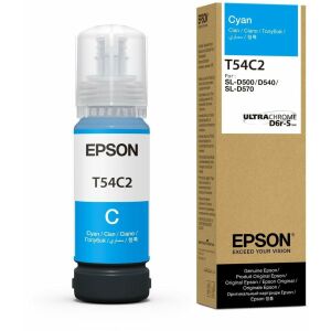 Epson eredetes tinta / C13T54C220, cián 145336472 - Nyomtató kellék