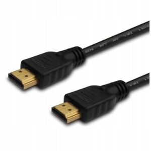 HDMI kábel Savio CL-194 1,5m v2.0 high speed, ethernet/3D arany csatlakozók fekete 145336505 - HDMI kábel