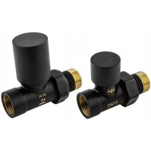 KFA fűtéscsoport Komfort PRO, egyenes, fekete 758-030-81-BL