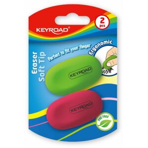 KEYROAD Soft Tip radírgumi, 2 db, blister, színkeverék 145337254 - Radír