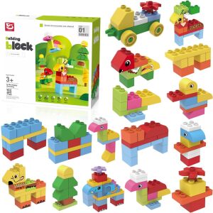 ÁLLATOK ÉPÍTŐKOCKÁK 102 ELEM 145337354 - Kreatív & Építő játék