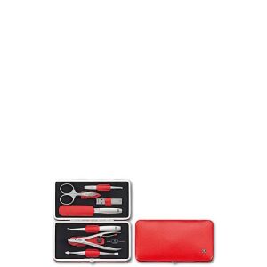 Zwilling Utazási készlet Zwilling Twinox piros, bőr tok, 7 elem 145337748 - Körömápolás