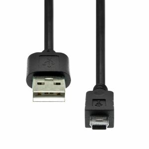 ProXtend USB 2.0 A - Mini B 5P M/M kábel Fekete 1M 145337821 - Kábel