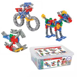 WOOPIE Set de cărămizi de construcție în cutie 320 buc 145337883 - Jocuri de constructie - Lego