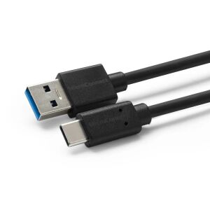 Microconnect USB3.2CA1.5 kabel USB USB 3.2 Gen 1 (3.1 Gen 1) 1,5 m USB A USB C Czarny 145338003 - Kabel USB