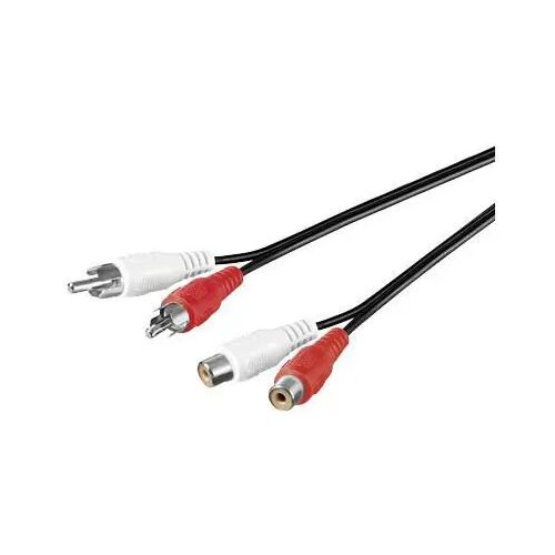 MicroConnect Stereo Ext. kábel, 10 méteres sztereó hosszabbító 2 x RCA hím - 2 x RCA női 145338346