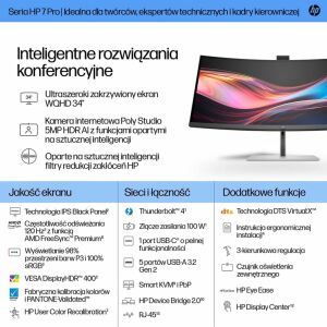 HP S7 PRO 734PM WQHD KONF MONITOR 145338590 - Monitor